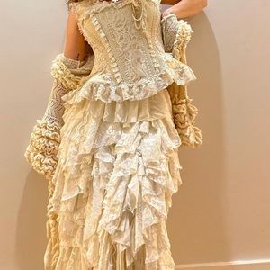 100%Silk and satin fairy pants